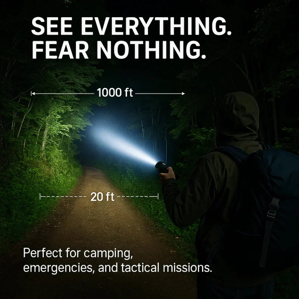 Φακός 100.000 Lumen