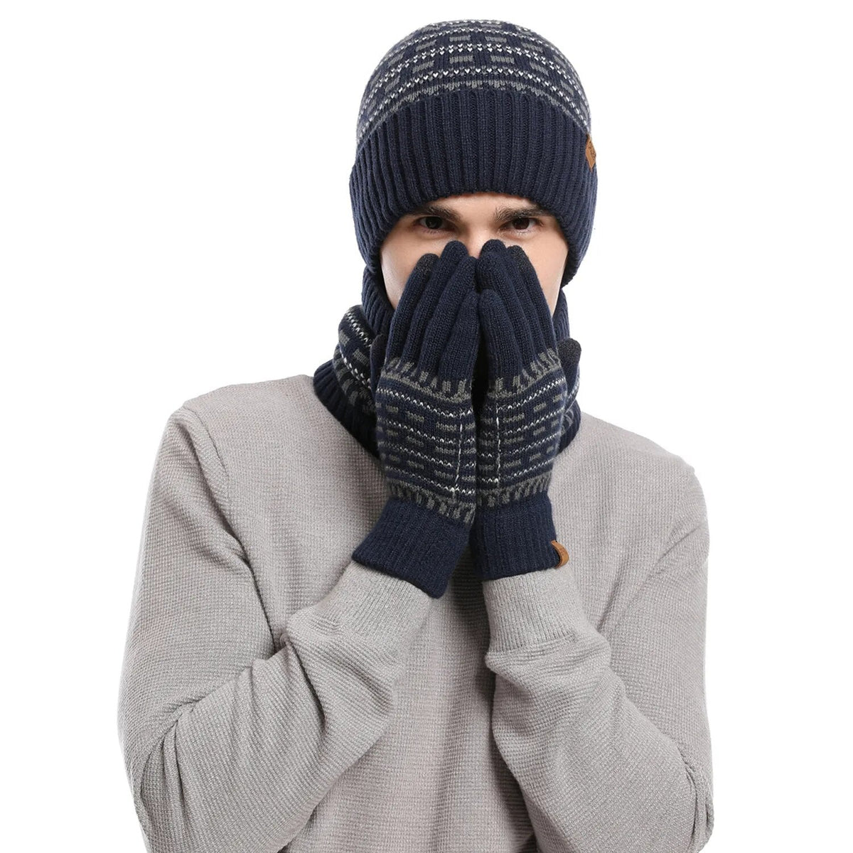 Χειμερινό Σετ 3 Τεμαχίων | Ζεστό και Κομψό Σετ για τον Χειμώνα