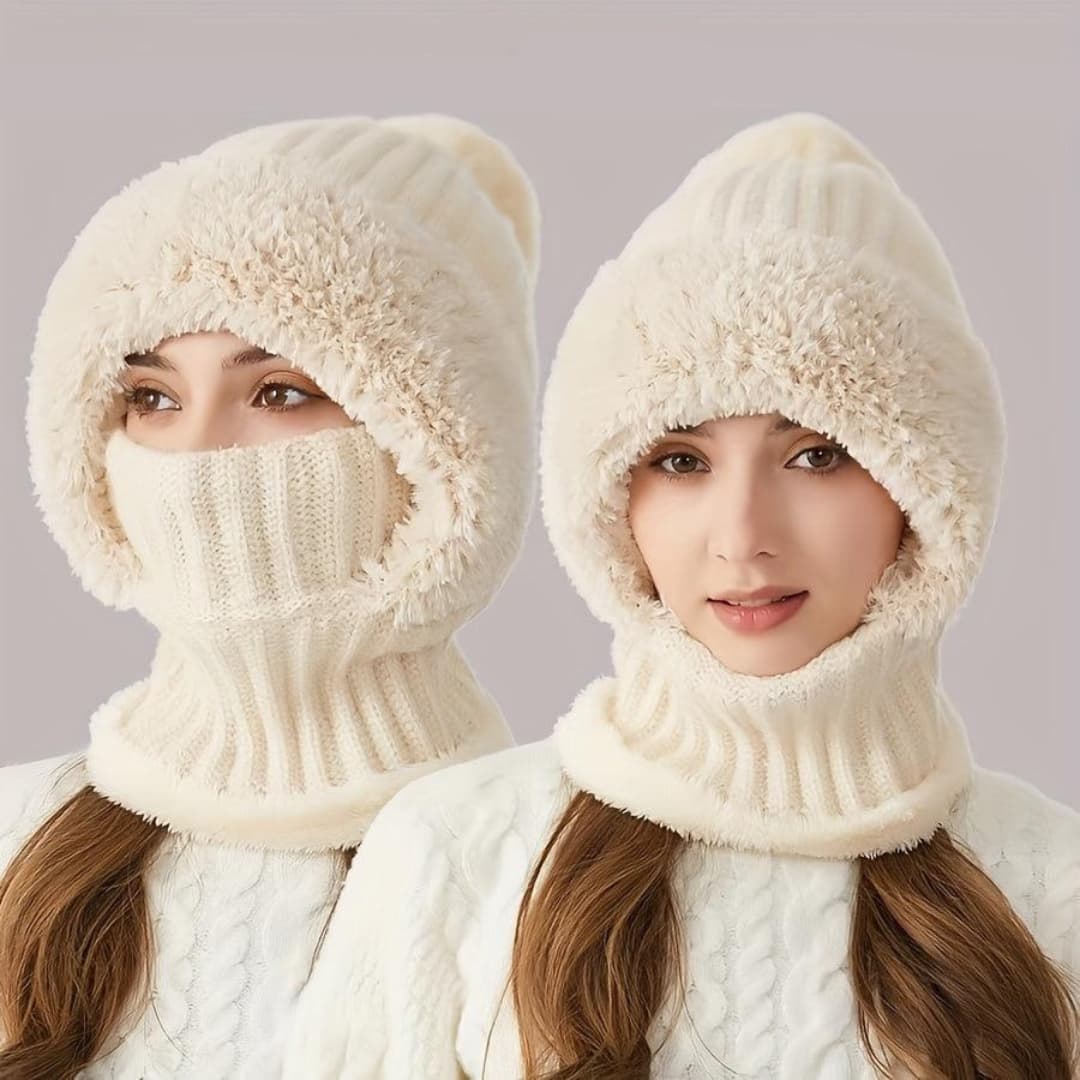 Αντιανεμική Ρυθμιζόμενη Μάσκα Σκι Balaclava από Fleece Sherpa με Περικαταστρωματική Λαιμού
