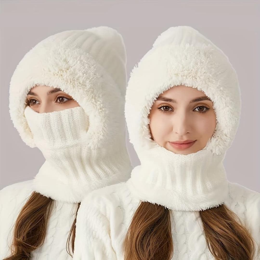 Αντιανεμική Ρυθμιζόμενη Μάσκα Σκι Balaclava από Fleece Sherpa με Περικαταστρωματική Λαιμού