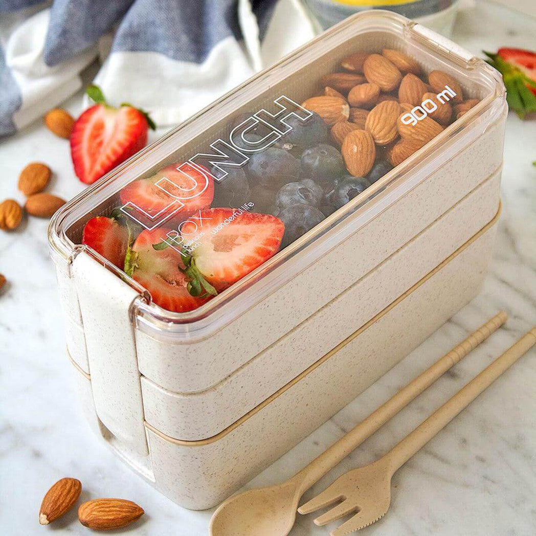 Δοχείο Φαγητού Bento 3 Επιπέδων