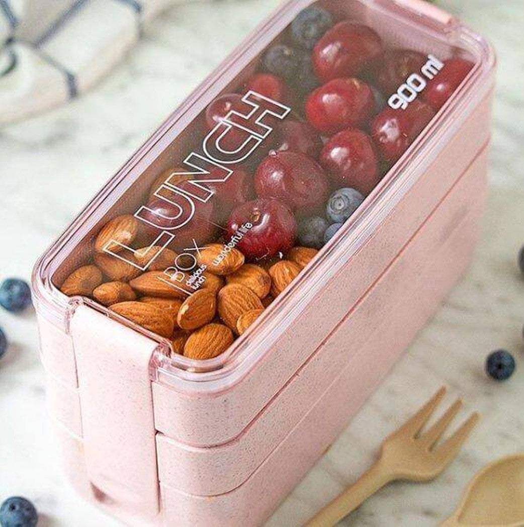 Δοχείο Φαγητού Bento 3 Επιπέδων