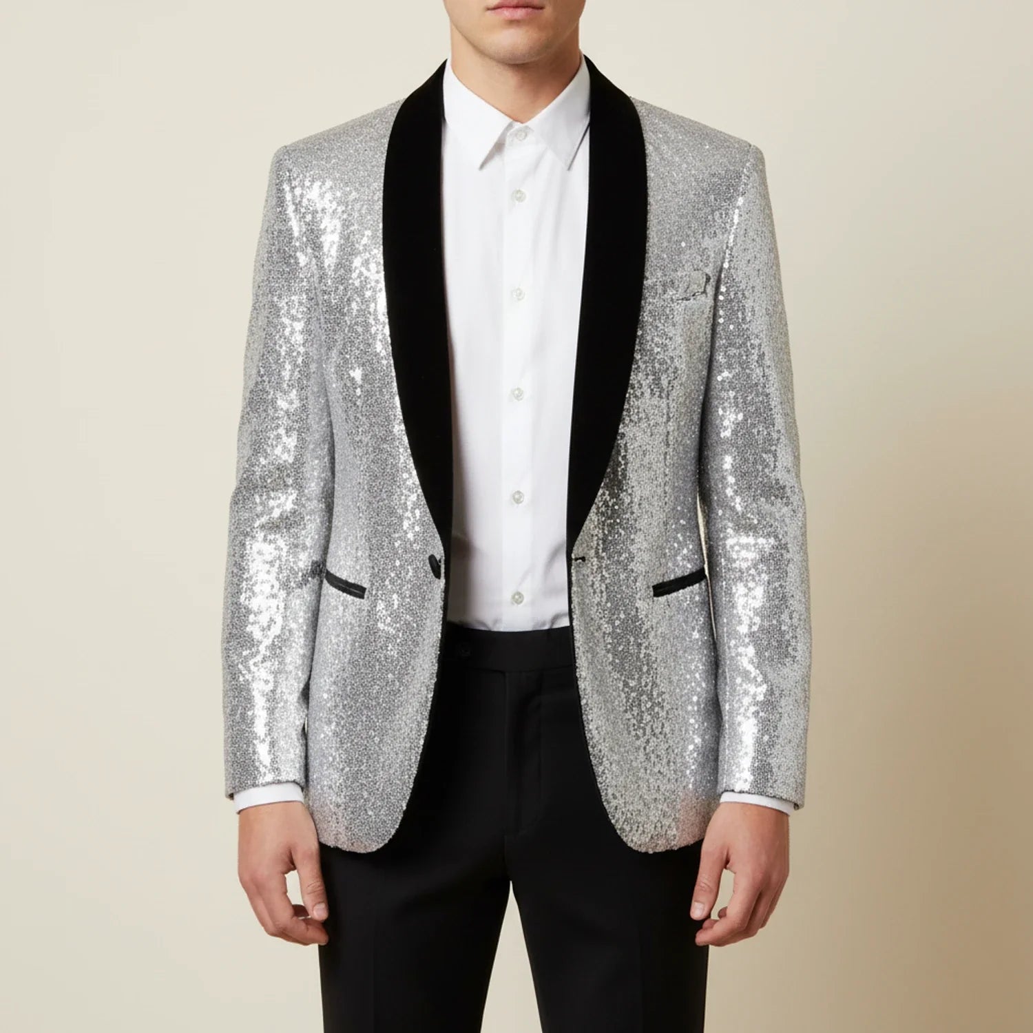 Ανδρικό Σακάκι Blazer με Πούλιες