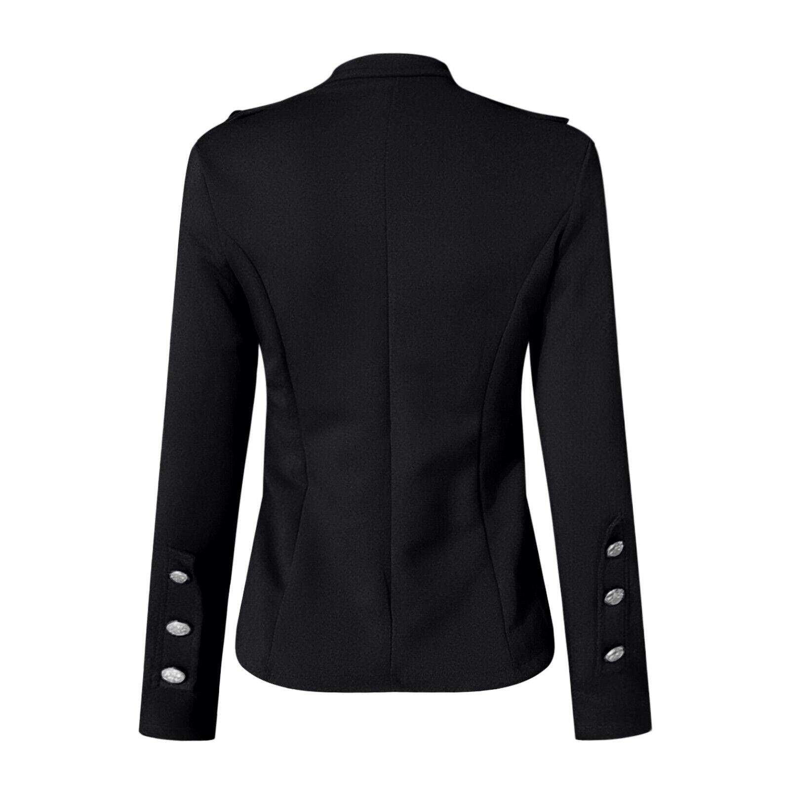 Γυναικείο Σακάκι Blazer Μεσάτο με Κουμπιά Μπροστά