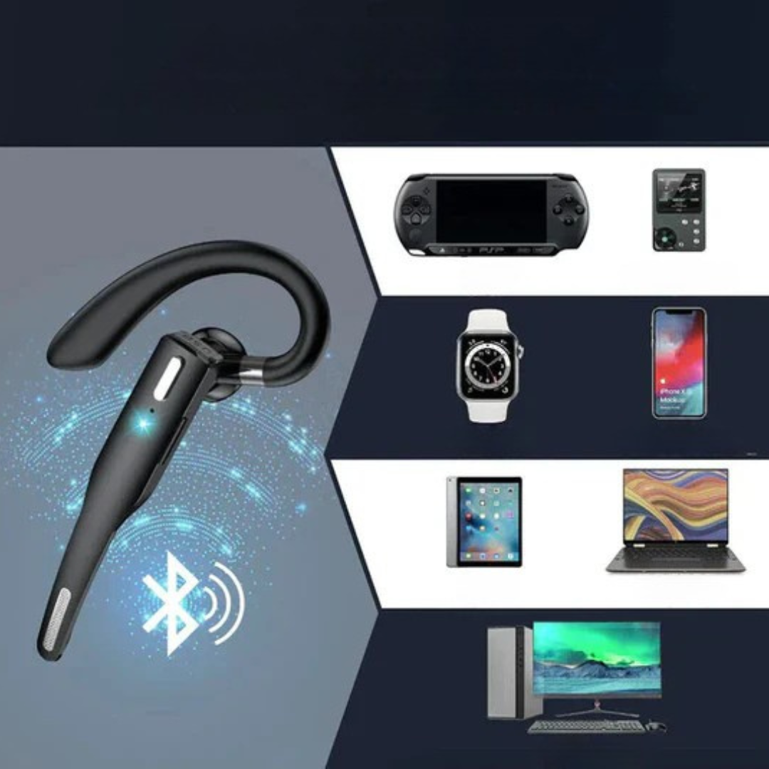 Επαγγελματικό Ακουστικό Bluetooth με Ακύρωση Θορύβου και Εργονομικό Σχεδιασμό