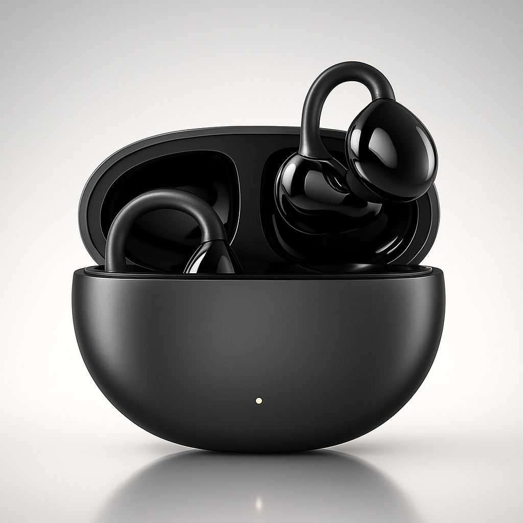 Ασύρματα Ακουστικά Bluetooth Clip-On Ανοιχτού Τύπου με Καθαρό Ήχο