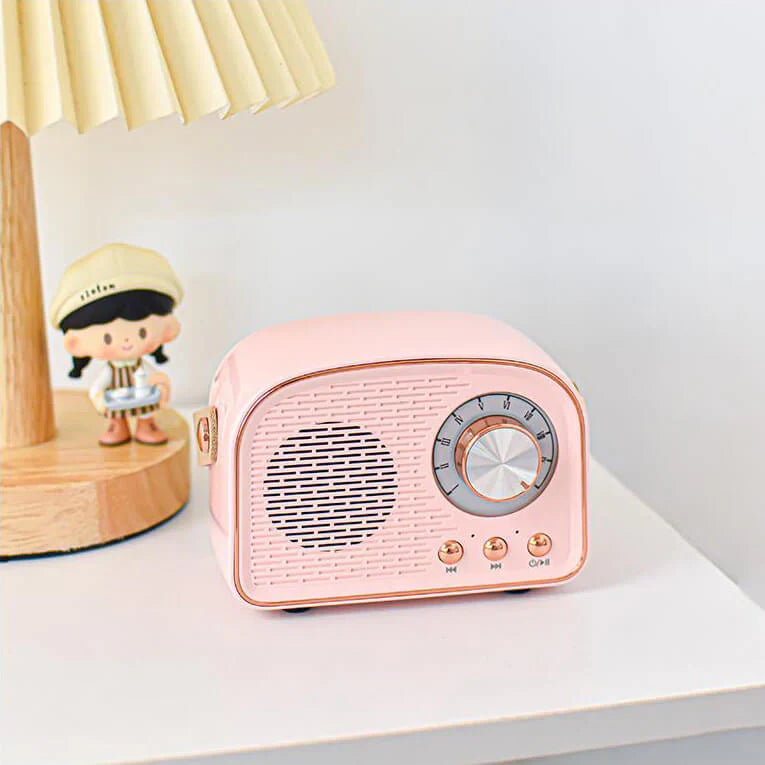 Ηχείο Bluetooth - Ρετρό Ασύρματο Ηχείο με Ραδιόφωνο FM