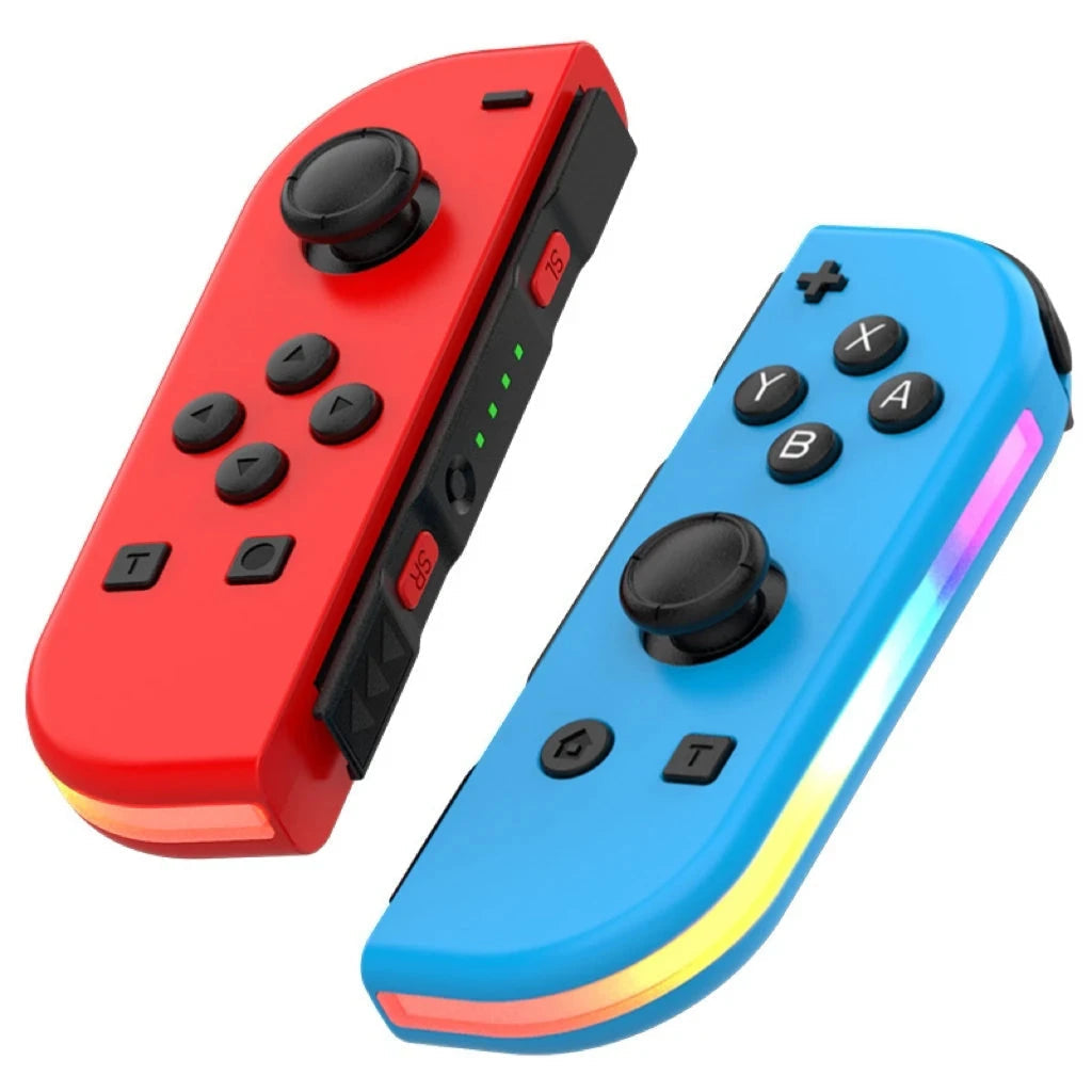 Ασύρματο Χειριστήριο Bluetooth Joystick για Switch με LED και Μοναδικά Χρώματα