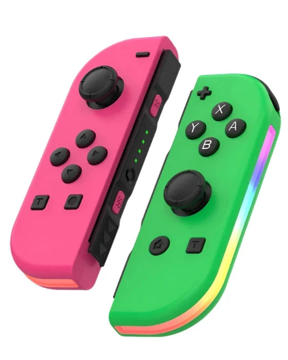 Ασύρματο Χειριστήριο Bluetooth Joystick για Switch με LED και Μοναδικά Χρώματα