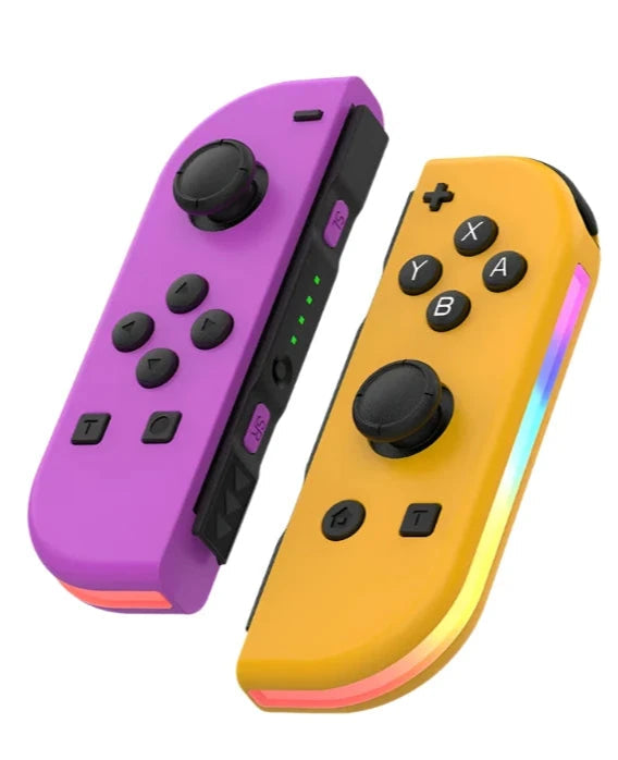 Ασύρματο Χειριστήριο Bluetooth Joystick για Switch με LED και Μοναδικά Χρώματα