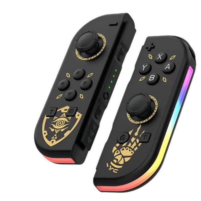 Ασύρματο Χειριστήριο Bluetooth Joystick για Switch με LED και Μοναδικά Χρώματα