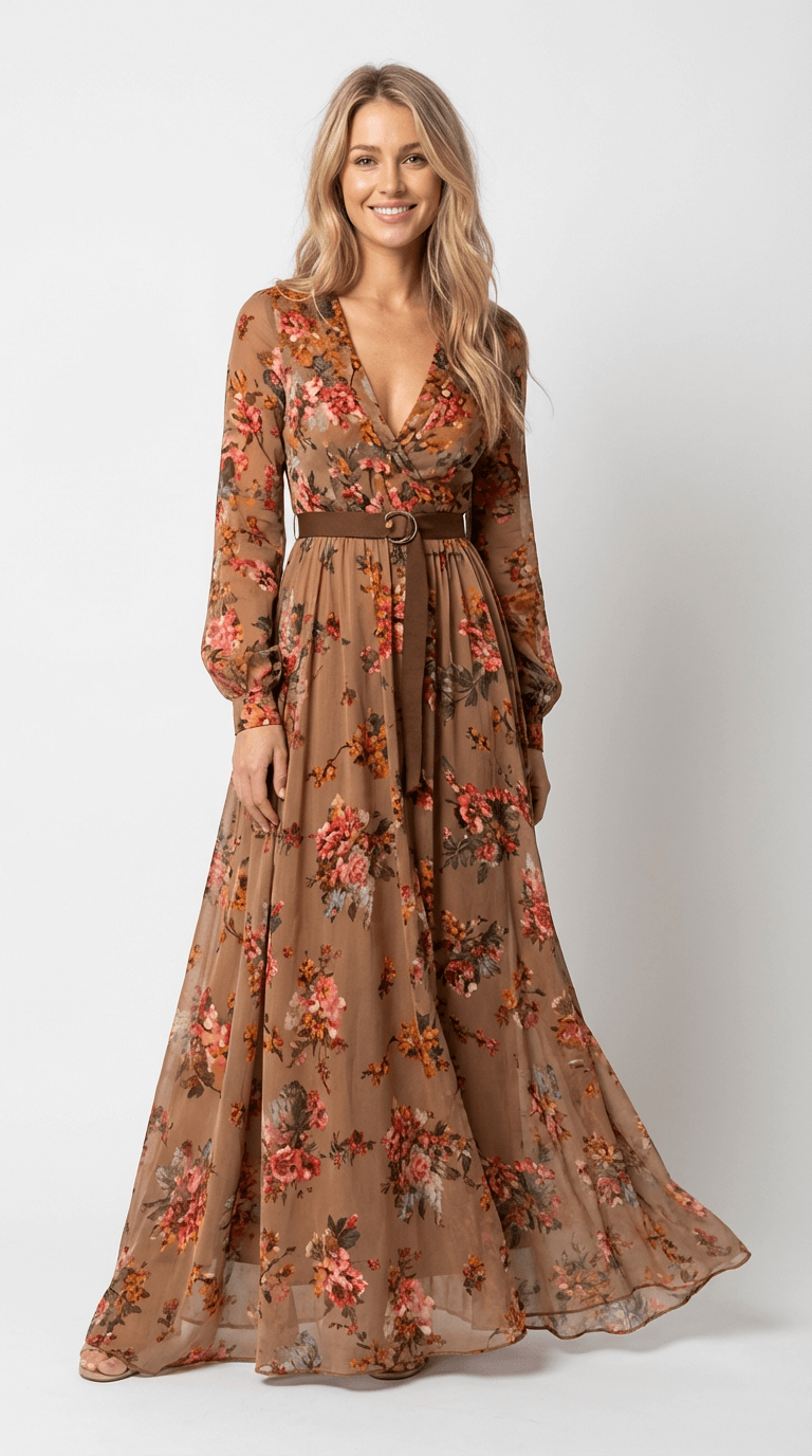 Boho Maxi Φόρεμα