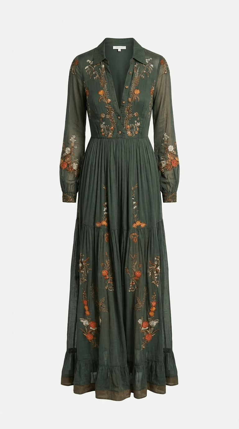 Boho Maxi Φόρεμα