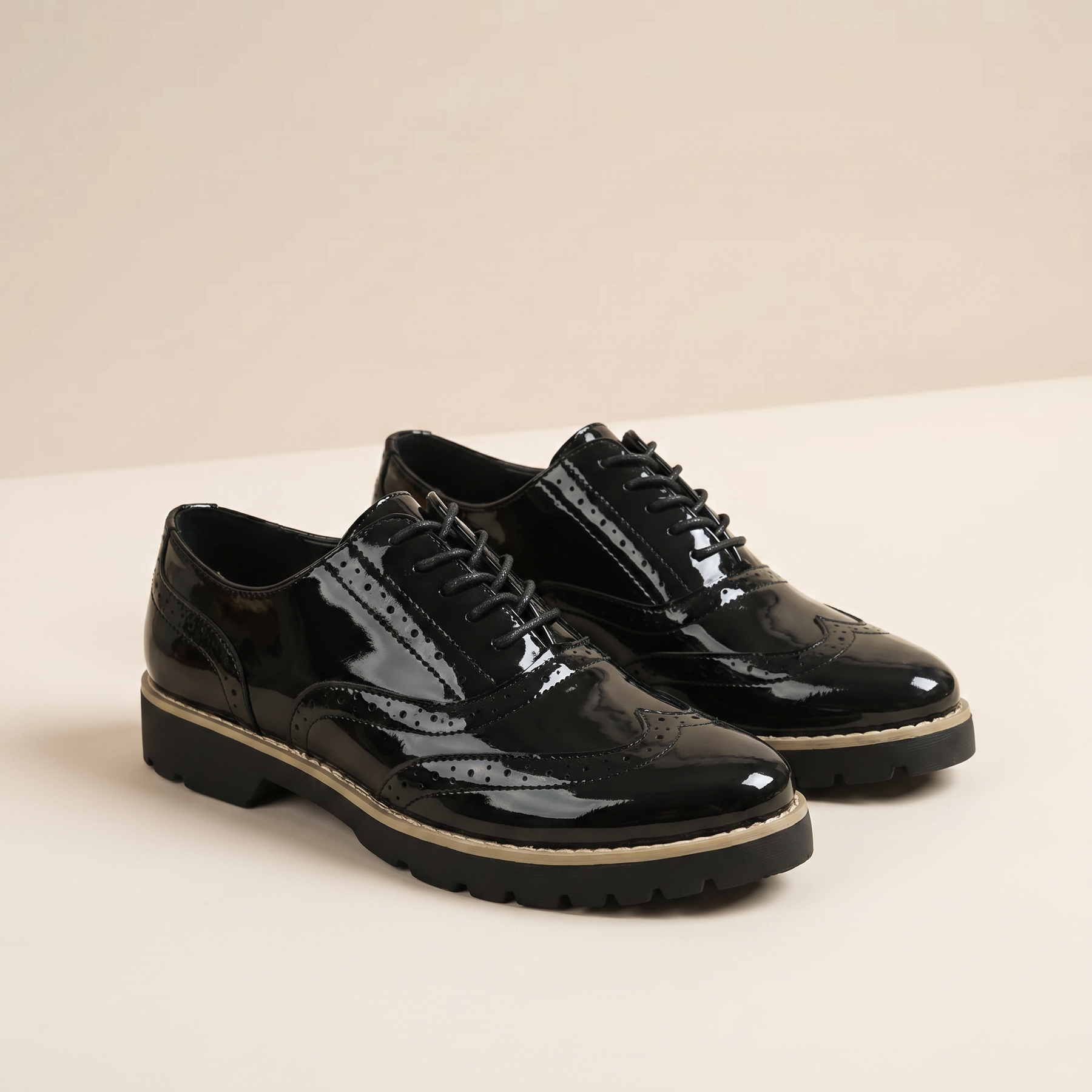 Γυναικεία Λουστρίνι Παπούτσια Brogue | Στυλ Oxford | Άνετη Εφαρμογή για Όλη την Ημέρα