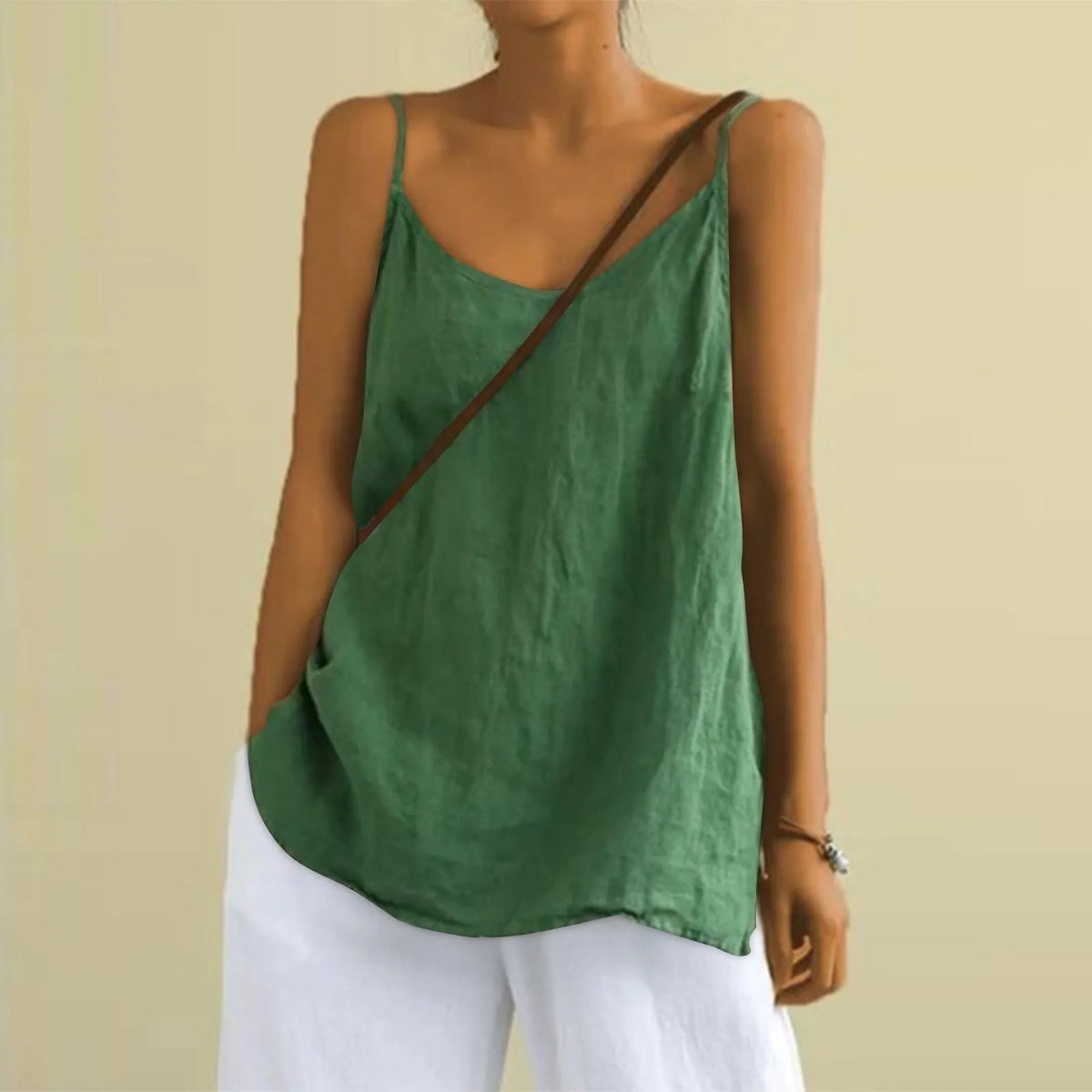 Γυναικείο Τοπ Camisole με Λαιμόκοψη V