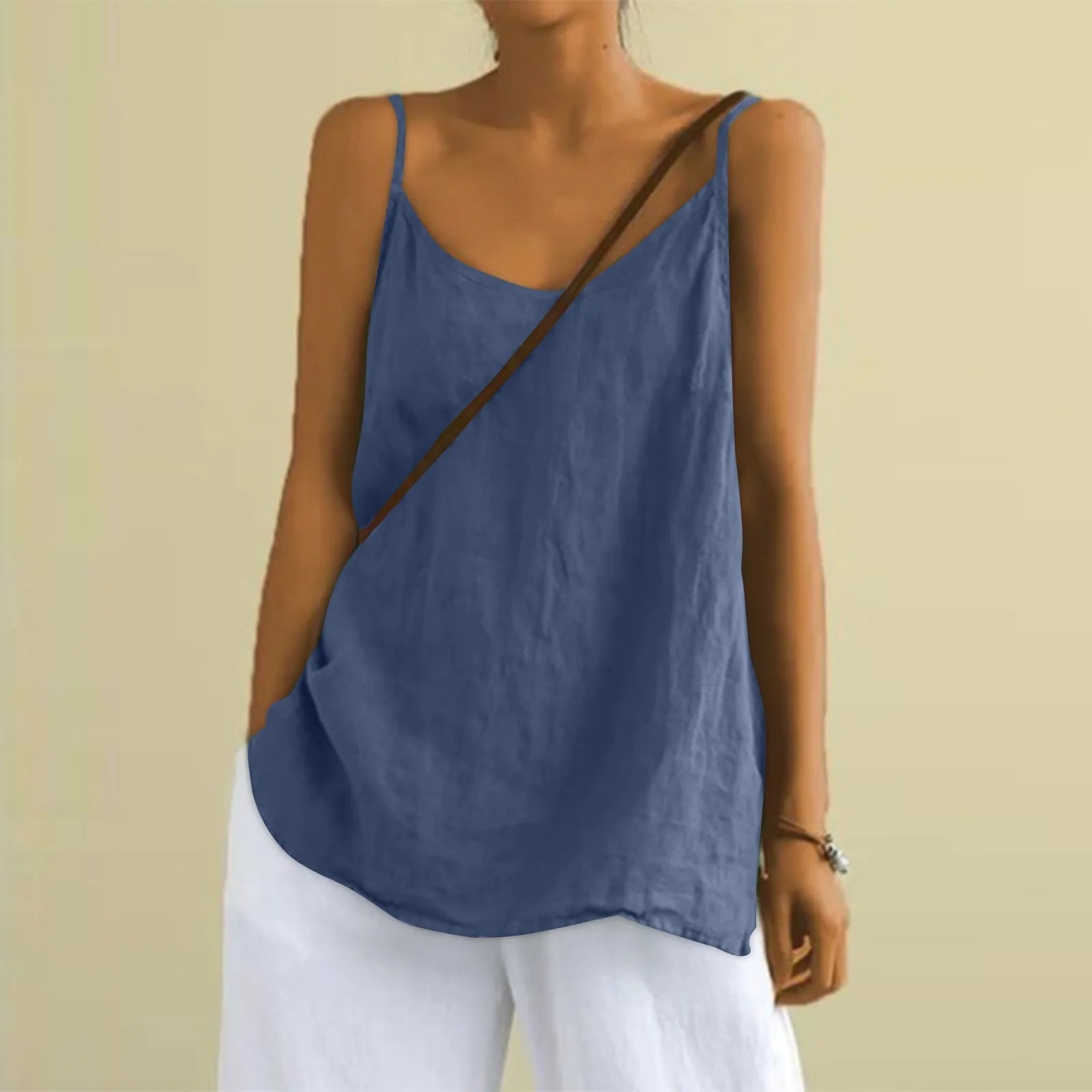 Γυναικείο Τοπ Camisole με Λαιμόκοψη V