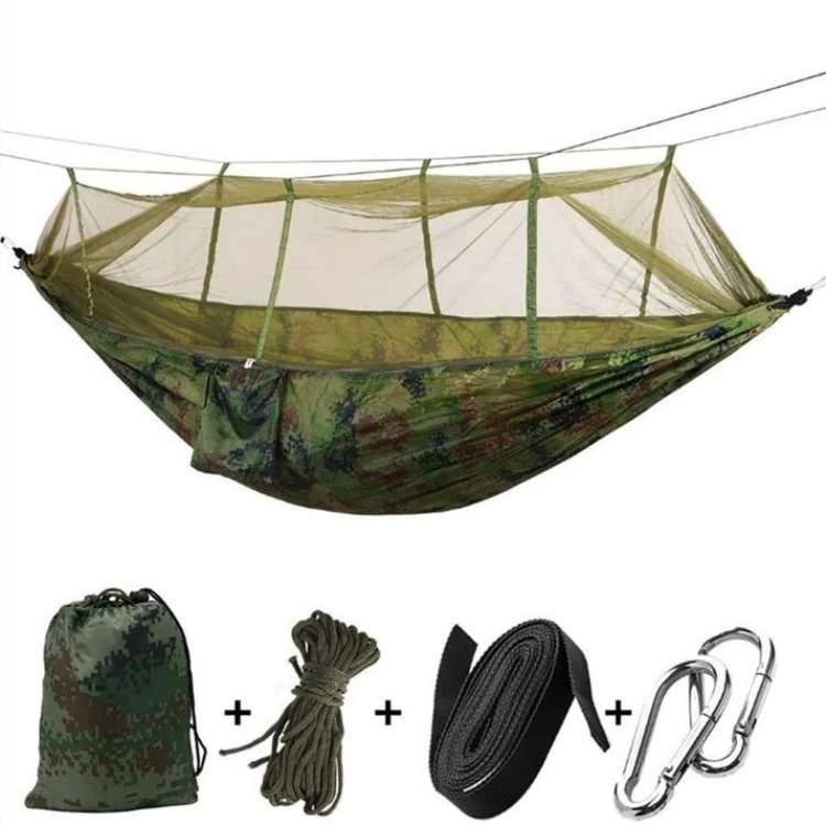 Φορητή Αιώρα Camping Εξωτερικού Χώρου με Κουνουπιέρα