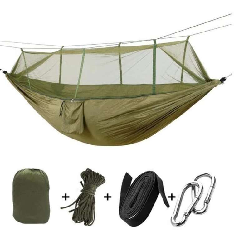Φορητή Αιώρα Camping Εξωτερικού Χώρου με Κουνουπιέρα