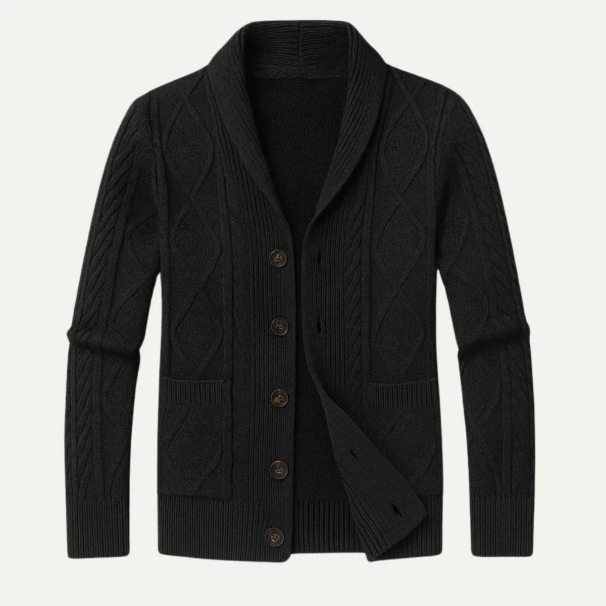 Ανδρική Ζακέτα Cardigan σε Χαλαρή Εφαρμογή