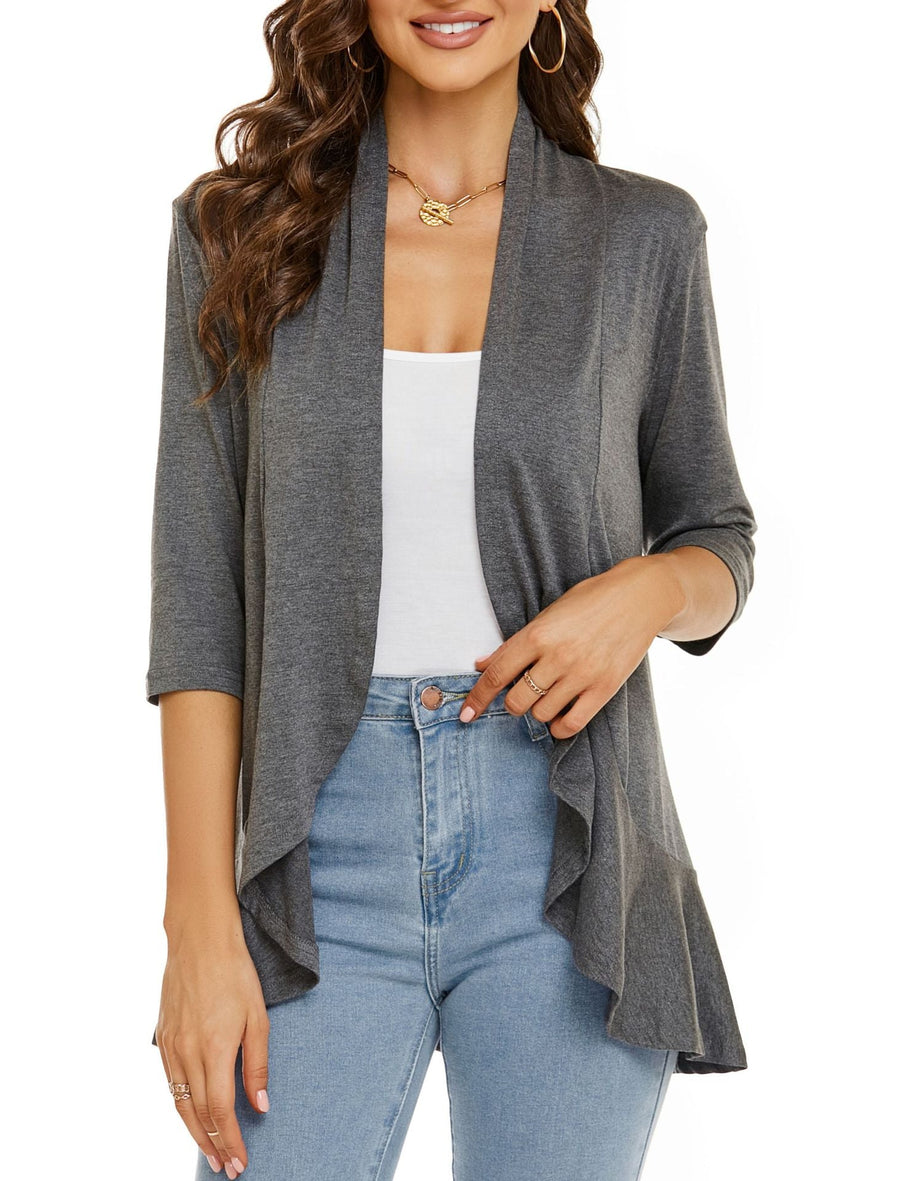 Γυναικείες Κάλτσες Cardigan, Ελαφριές και Casual με Ανοιχτό Μπροστινό Μέρος