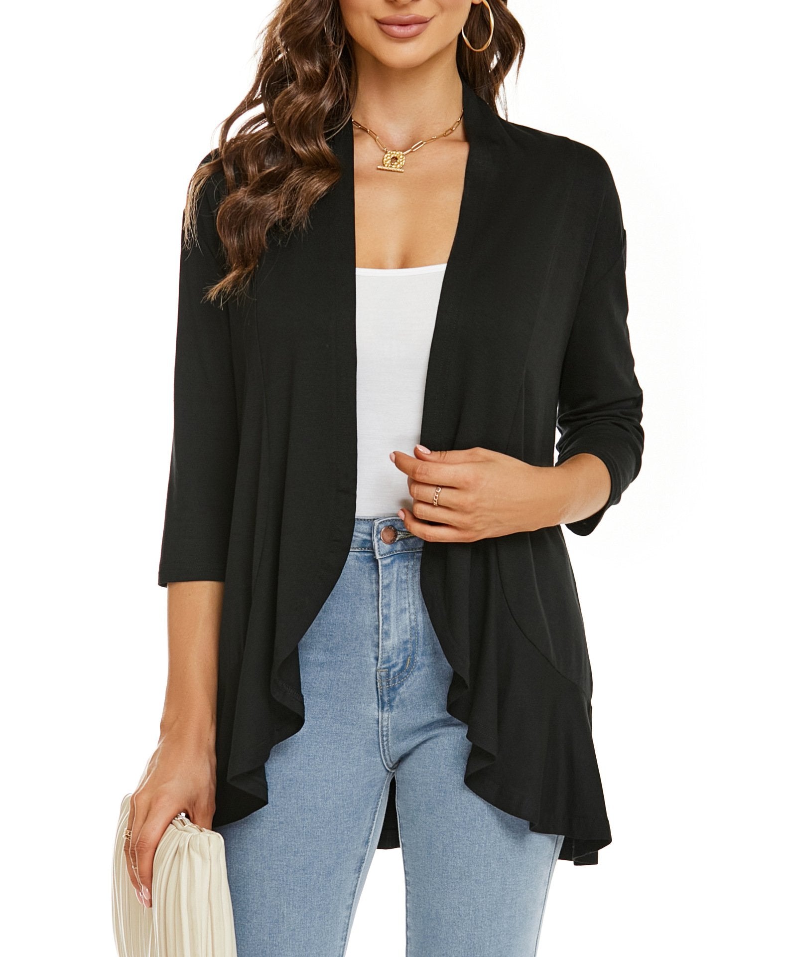 Γυναικείες Κάλτσες Cardigan, Ελαφριές και Casual με Ανοιχτό Μπροστινό Μέρος