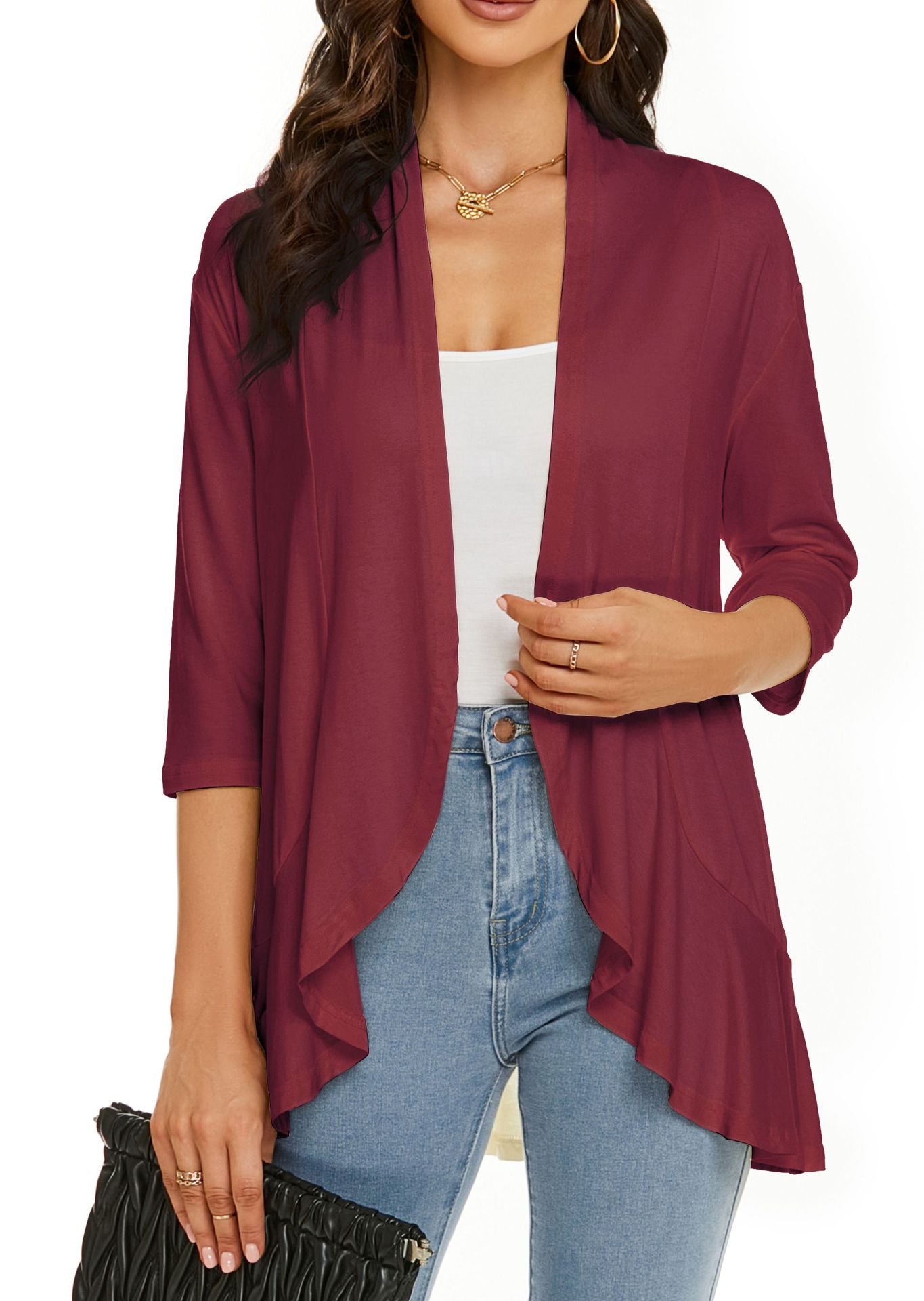 Γυναικείες Κάλτσες Cardigan, Ελαφριές και Casual με Ανοιχτό Μπροστινό Μέρος