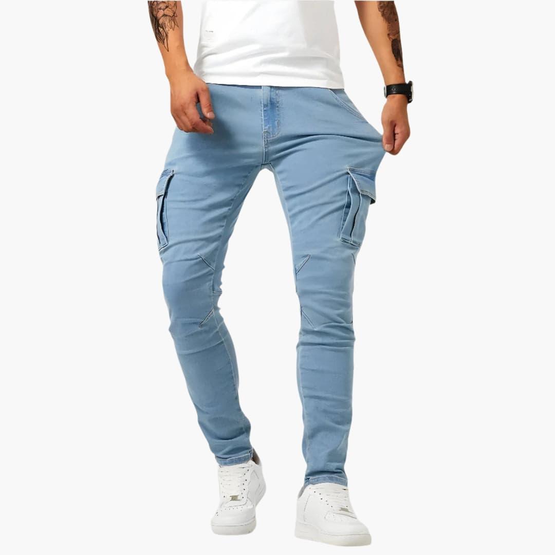 Ανδρικό Παντελόνι Cargo Slim-Fit
