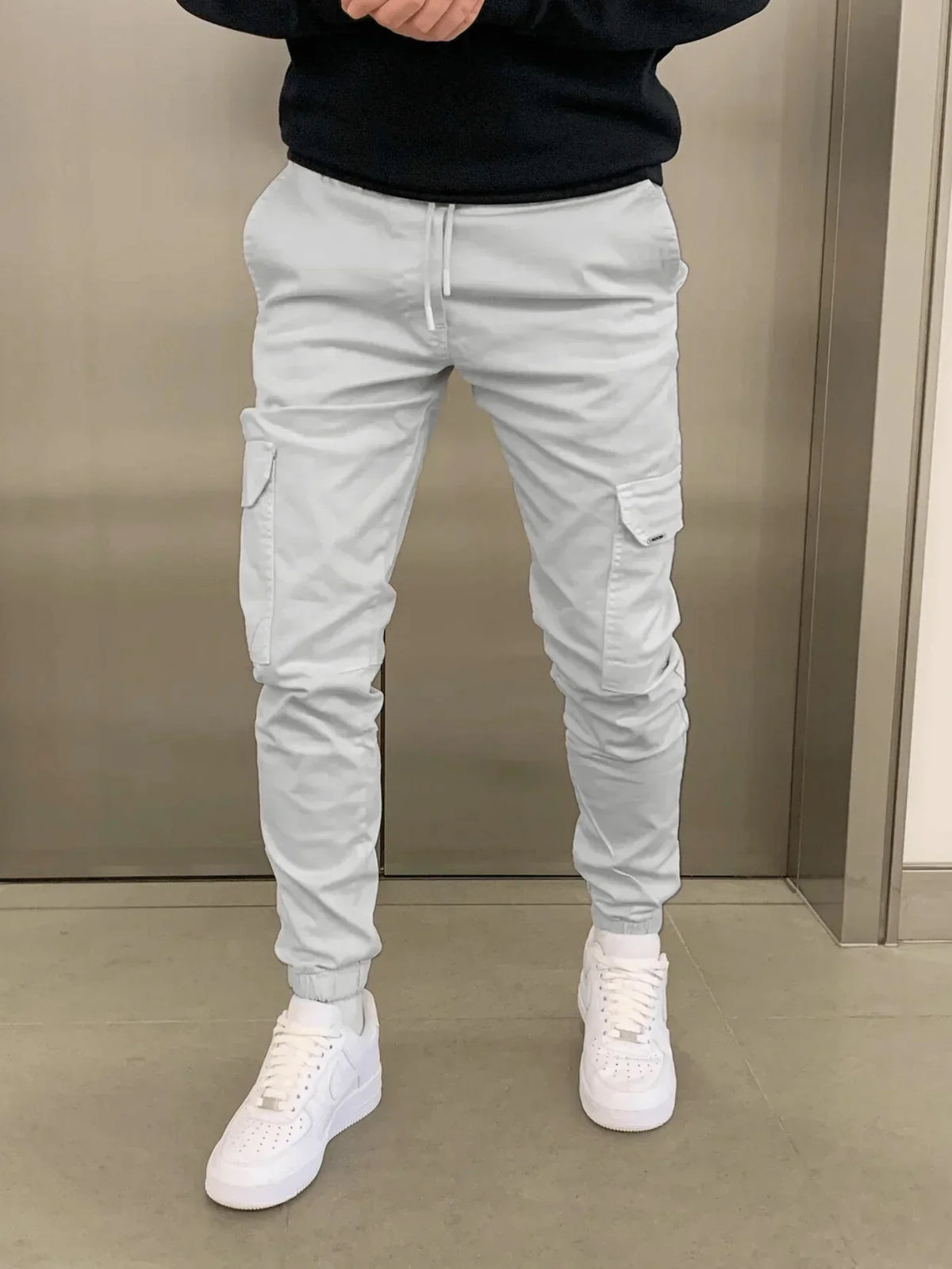 Ανδρικό Παντελόνι Cargo Slim-Fit