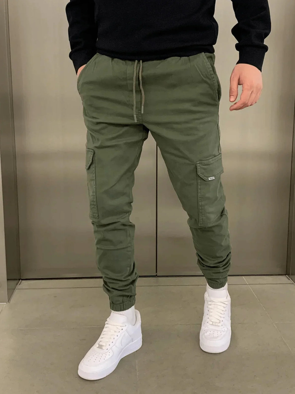 Ανδρικό Παντελόνι Cargo Slim-Fit