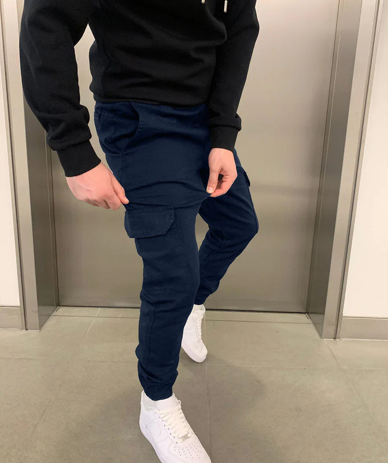 Ανδρικό Παντελόνι Cargo Slim-Fit
