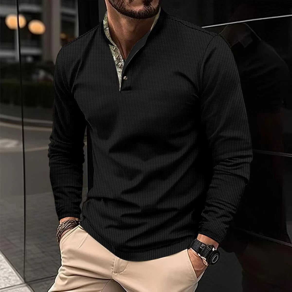 Ανδρικό Casual Πουκάμισο Slim-Fit