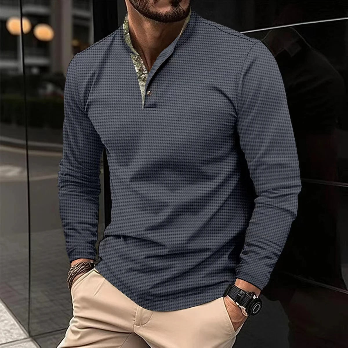 Ανδρικό Casual Πουκάμισο Slim-Fit