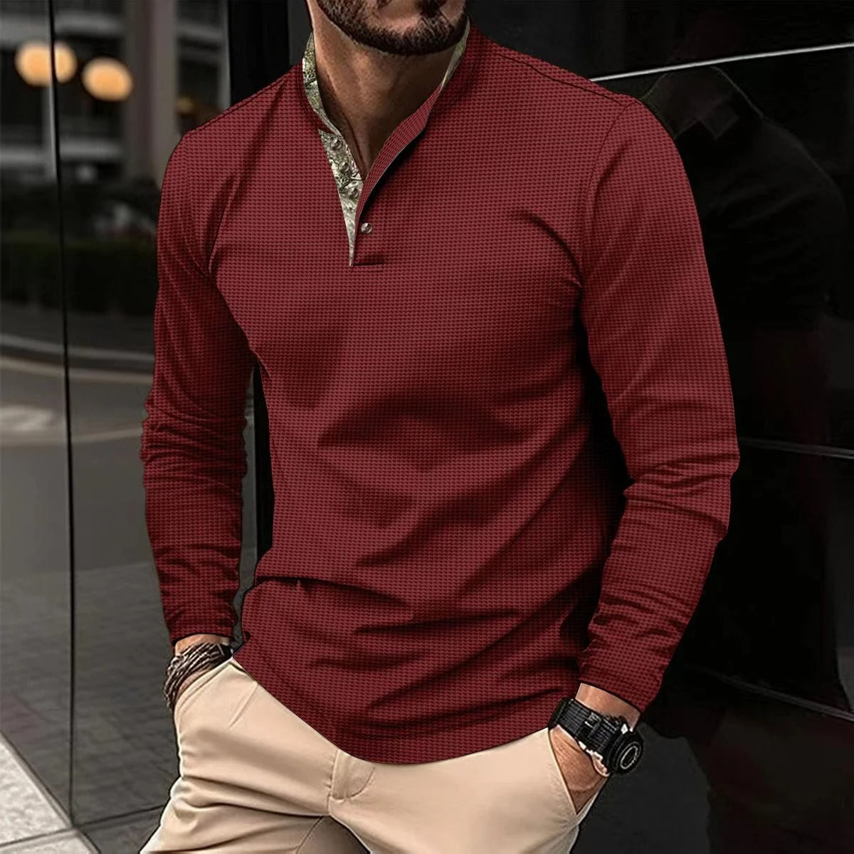 Ανδρικό Casual Πουκάμισο Slim-Fit