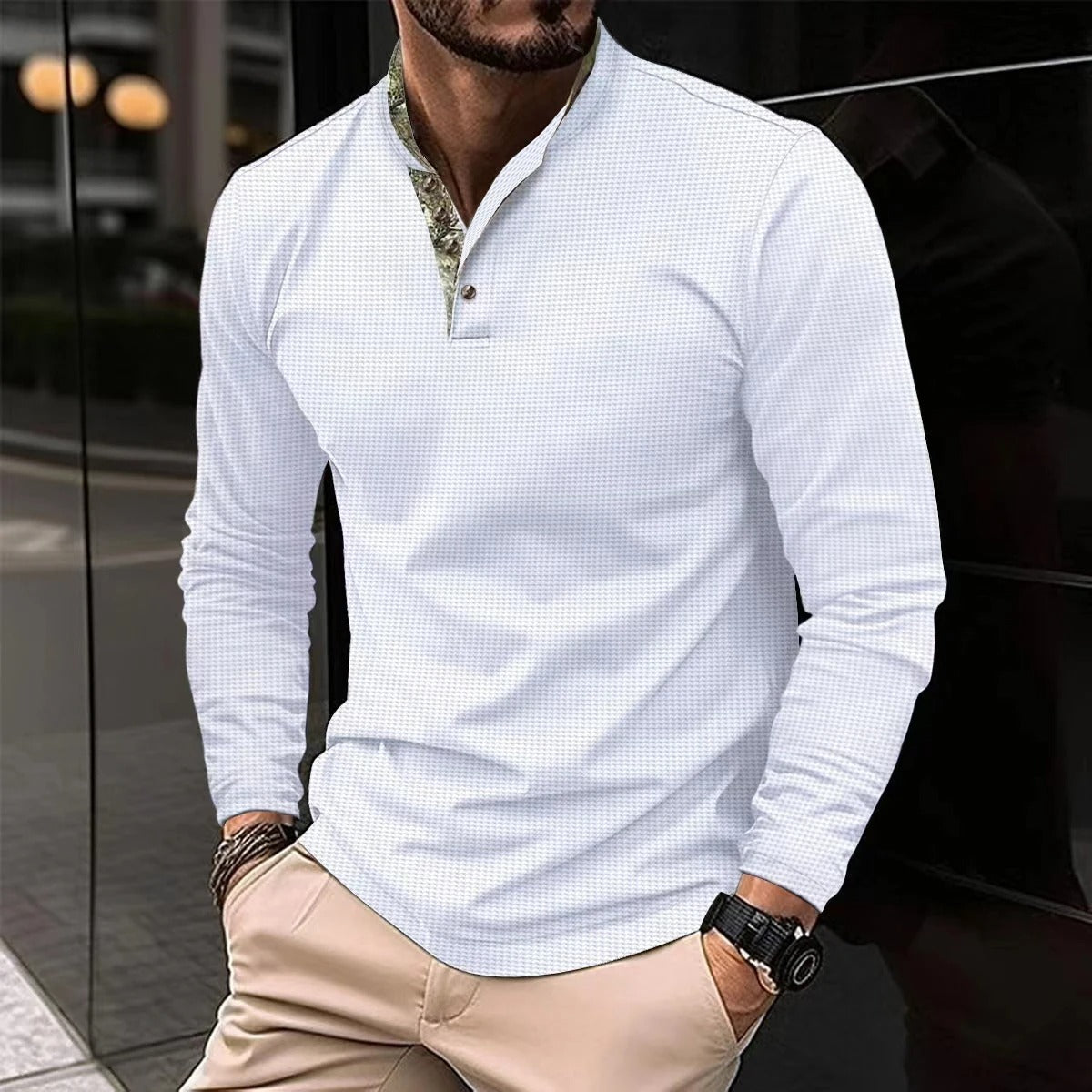 Ανδρικό Casual Πουκάμισο Slim-Fit