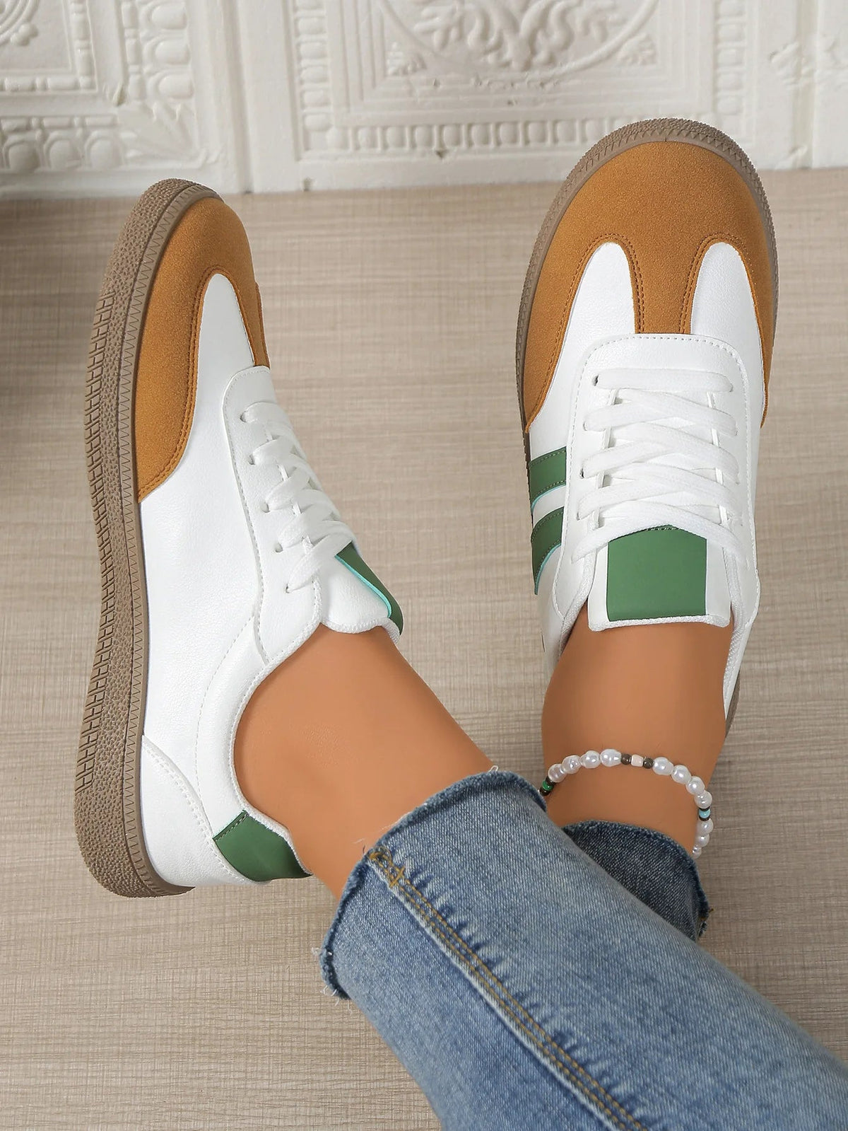 Γυναικεία Casual Sneakers με Κορδόνια