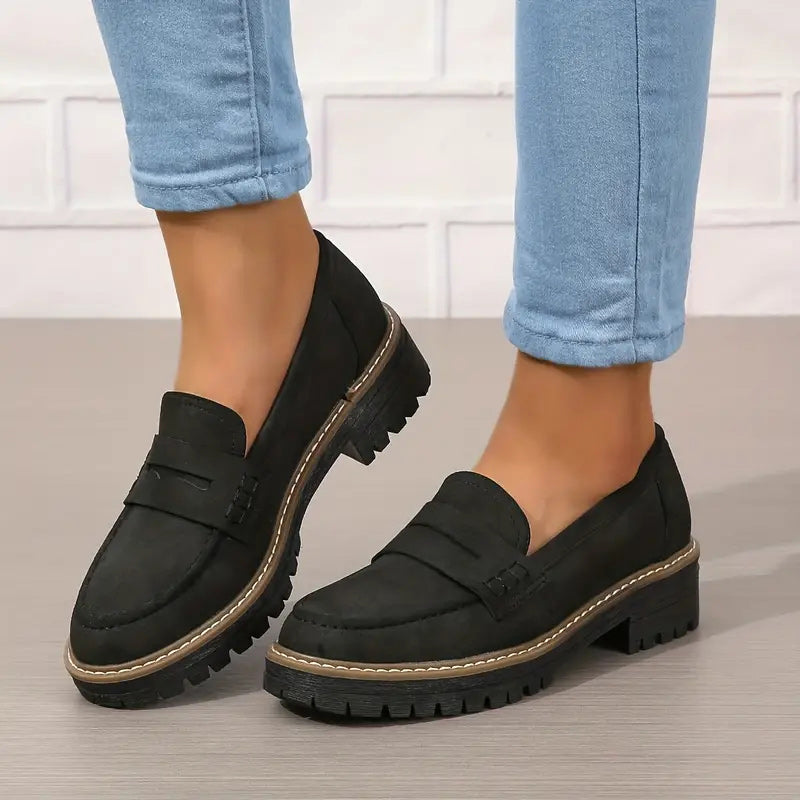 Γυναικεία Chunky Loafers με Πλατφόρμα