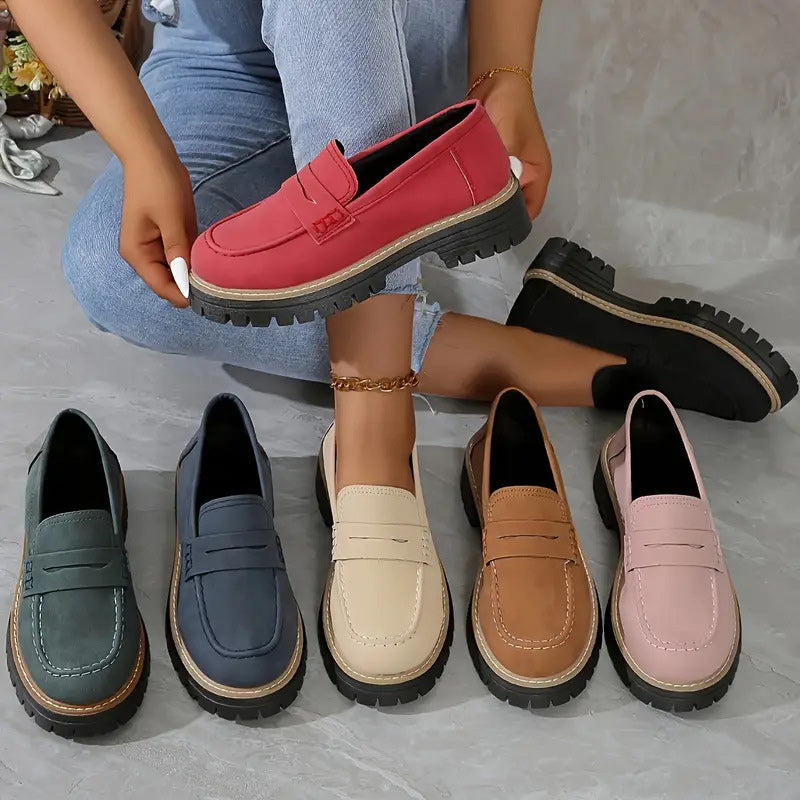 Γυναικεία Chunky Loafers με Πλατφόρμα