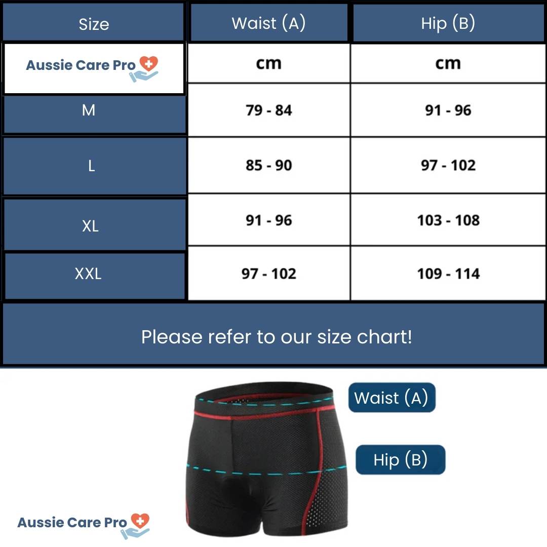 Ποδηλατικό Σορτς Comfort Pro – Ποδηλατικό Σορτσάκι με Μαξιλαράκι που Αναπνέει