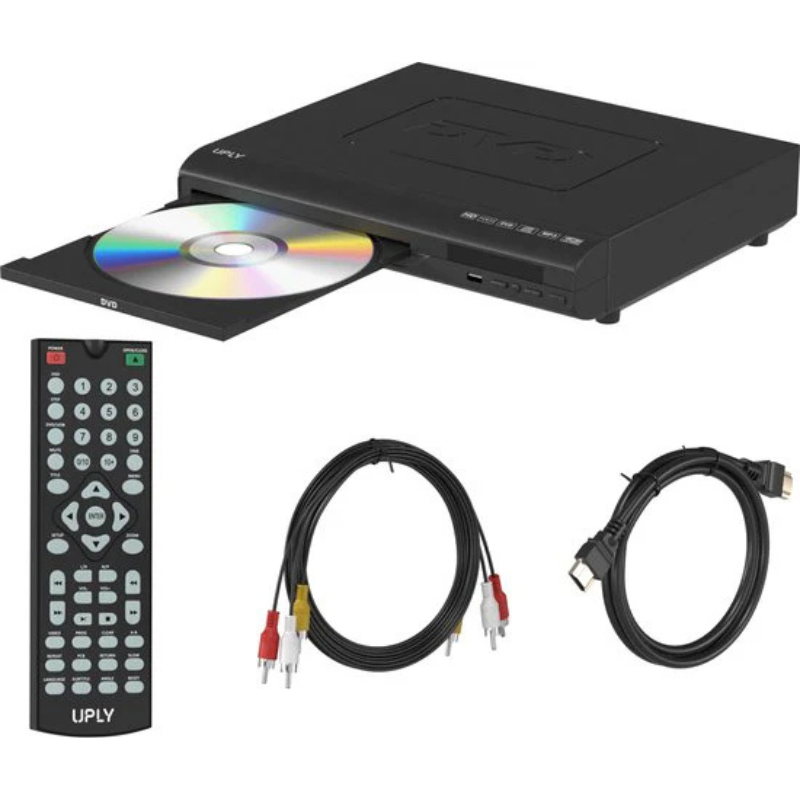 Compact DVD Player με Έξοδο HDMI & Αναπαραγωγή Χωρίς Περιορισμό Περιαγωγής (Region-Free)