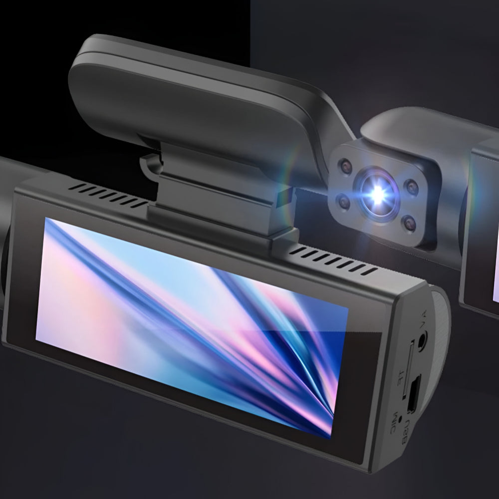 Κάμερα αυτοκινήτου Dashcam 1080P ευρυγώνια με διπλή εγγραφή
