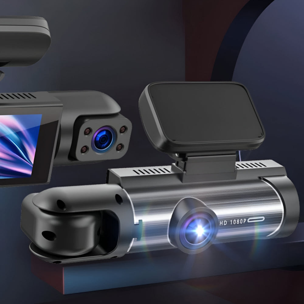 Κάμερα αυτοκινήτου Dashcam 1080P ευρυγώνια με διπλή εγγραφή