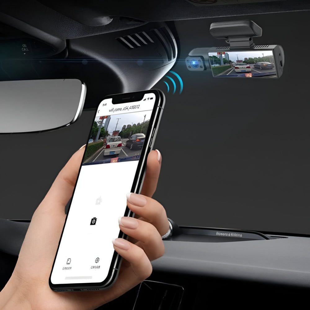 Κάμερα αυτοκινήτου Dashcam 1080P ευρυγώνια με διπλή εγγραφή