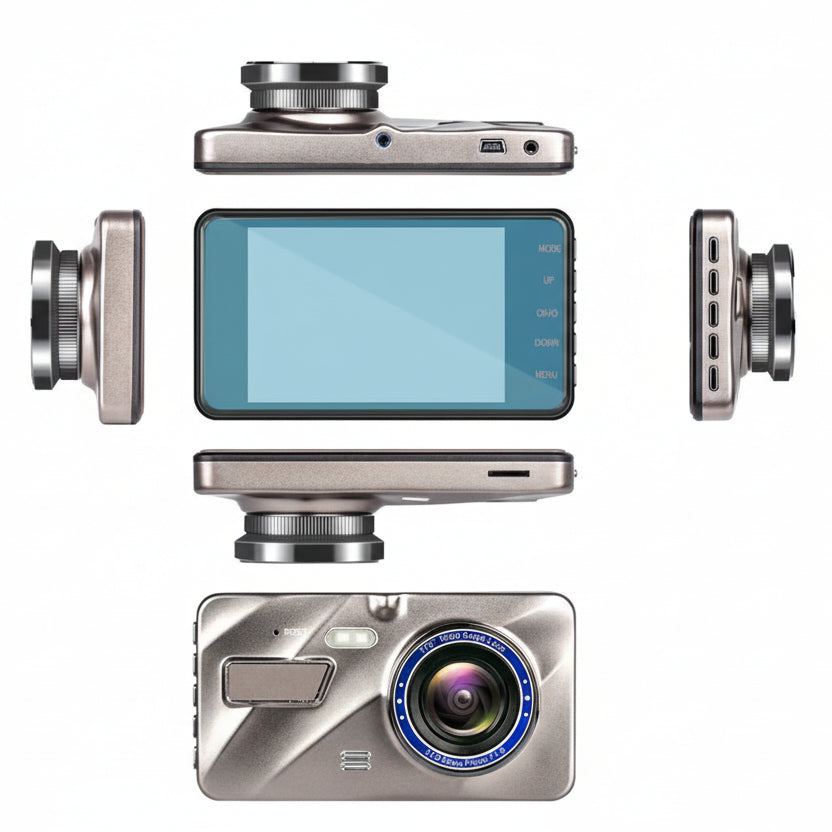 Ασύρματες Κάμερες Αυτοκινήτου Dashcam με Νυχτερινή Όραση Εμπρός και Πίσω