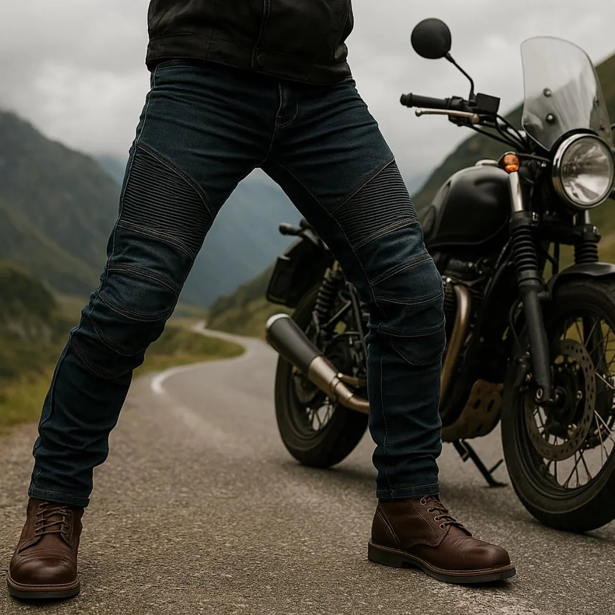 Παντελόνι Μοτοσυκλέτας – Άνετο Denim Προστασίας