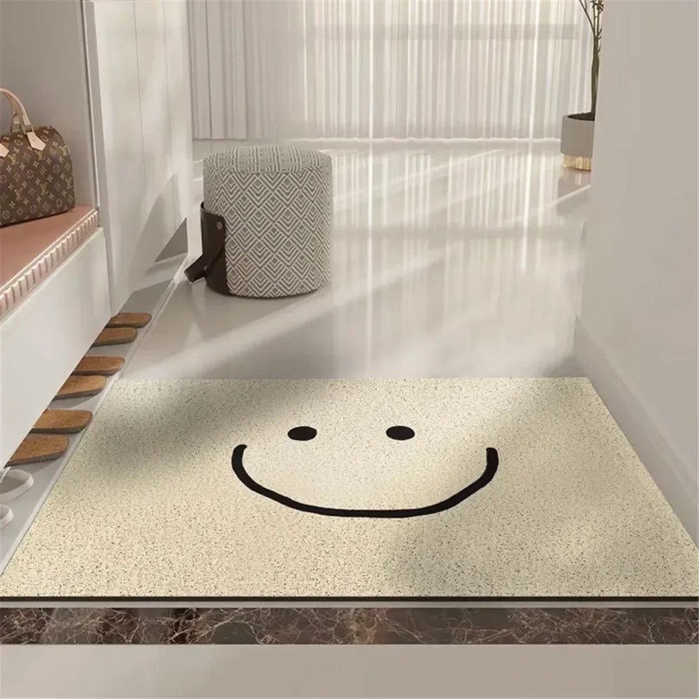 Χαλάκι Εισόδου Καλωσορίσματος Emoji με Αντιολισθητική Πλάτη για Διάδρομο και Είσοδο