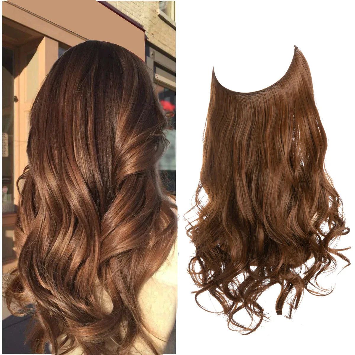 ΕExtensions Μαλλιών Clip-in – 100% Φυσική Τρίχα για Φυσικό Αποτέλεσμα σε Μήκη 16-22 Ιντσών – Ιδανικά για Άμεσο Πλούσιο Όγκο και το Επιθυμητό Μήκος για Κάθε Περίσταση