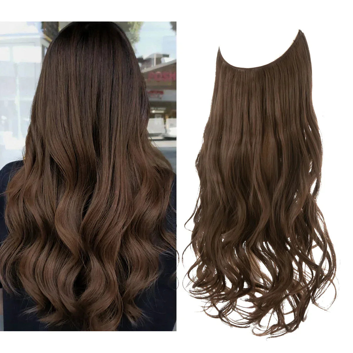 ΕExtensions Μαλλιών Clip-in – 100% Φυσική Τρίχα για Φυσικό Αποτέλεσμα σε Μήκη 16-22 Ιντσών – Ιδανικά για Άμεσο Πλούσιο Όγκο και το Επιθυμητό Μήκος για Κάθε Περίσταση