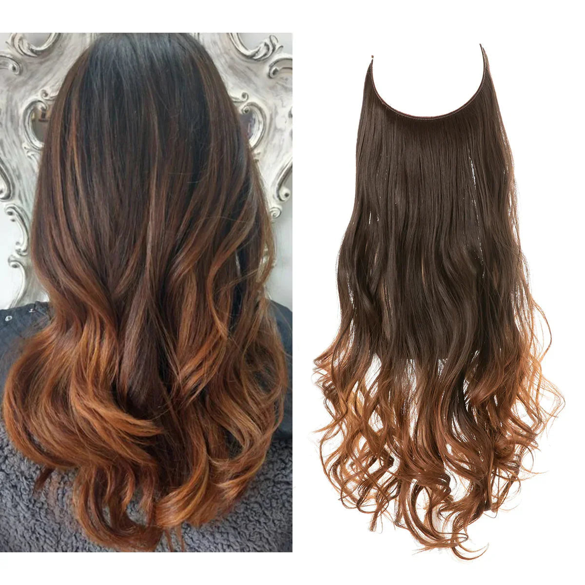 ΕExtensions Μαλλιών Clip-in – 100% Φυσική Τρίχα για Φυσικό Αποτέλεσμα σε Μήκη 16-22 Ιντσών – Ιδανικά για Άμεσο Πλούσιο Όγκο και το Επιθυμητό Μήκος για Κάθε Περίσταση