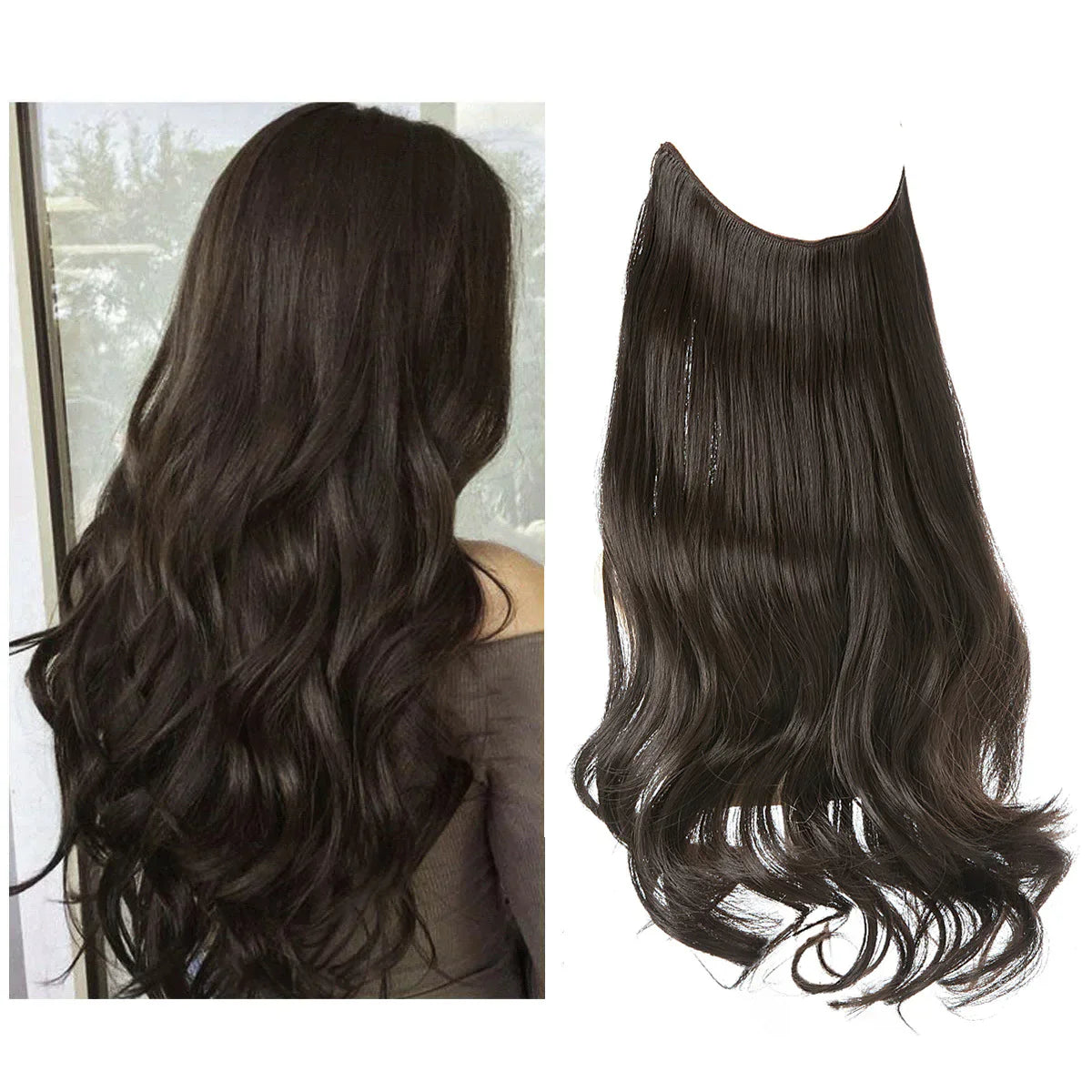 ΕExtensions Μαλλιών Clip-in – 100% Φυσική Τρίχα για Φυσικό Αποτέλεσμα σε Μήκη 16-22 Ιντσών – Ιδανικά για Άμεσο Πλούσιο Όγκο και το Επιθυμητό Μήκος για Κάθε Περίσταση