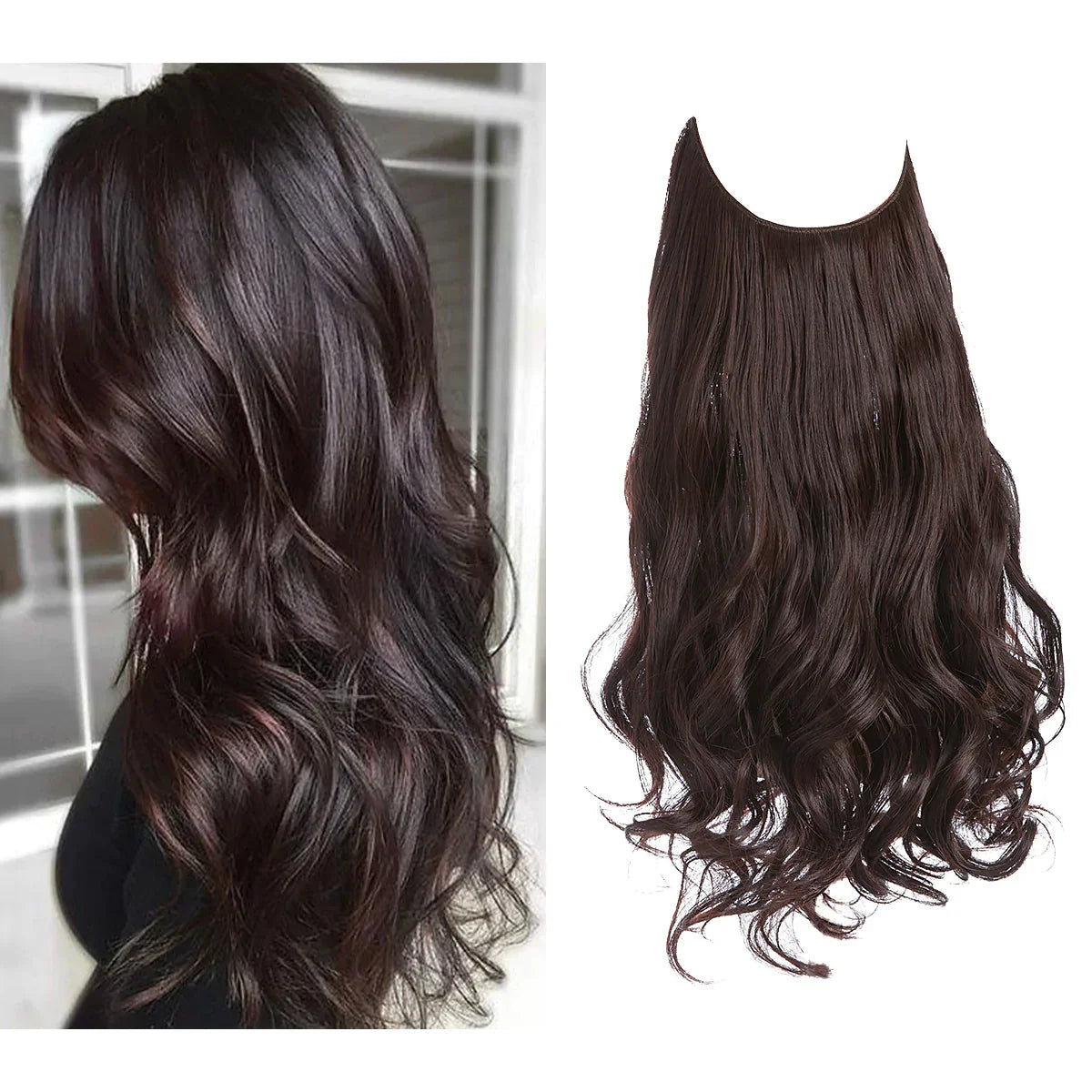 ΕExtensions Μαλλιών Clip-in – 100% Φυσική Τρίχα για Φυσικό Αποτέλεσμα σε Μήκη 16-22 Ιντσών – Ιδανικά για Άμεσο Πλούσιο Όγκο και το Επιθυμητό Μήκος για Κάθε Περίσταση